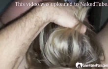 Giving My Hot Blonde Wife A Messy Facial After A POV Blowjob